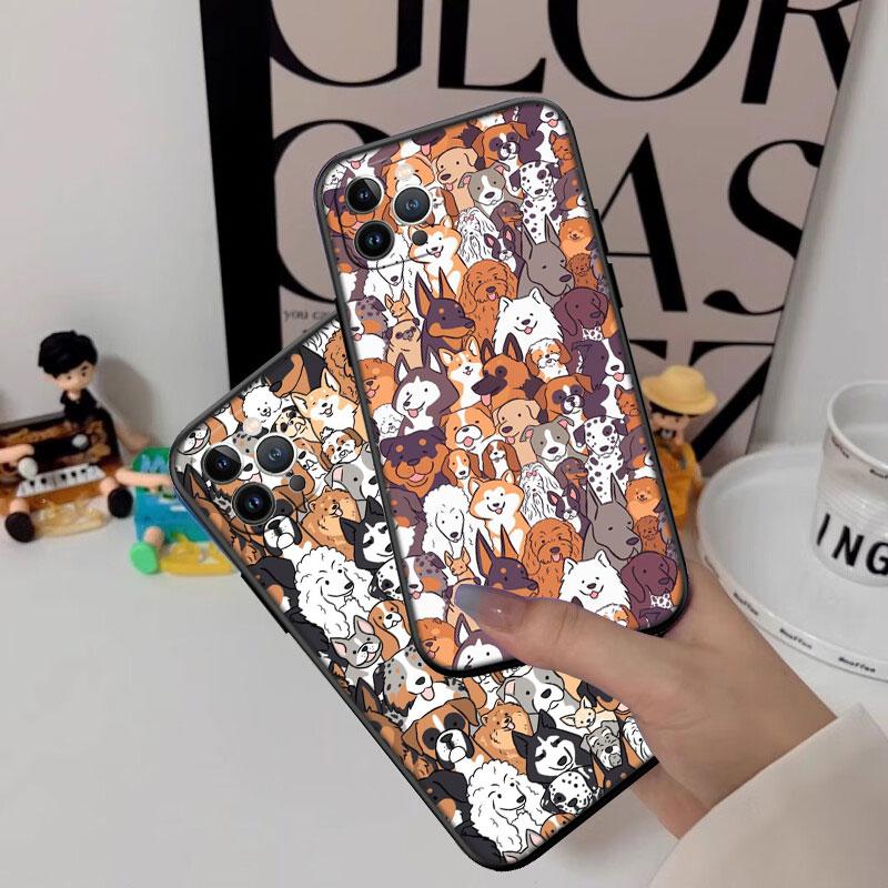 Cute Dog Art New High-End Shell Phone Case for Xiaomi Poco C40 C50 C51 C55 C65 C71 C75 F3 F5 F6 F7 M2 M3 Pro Ultra