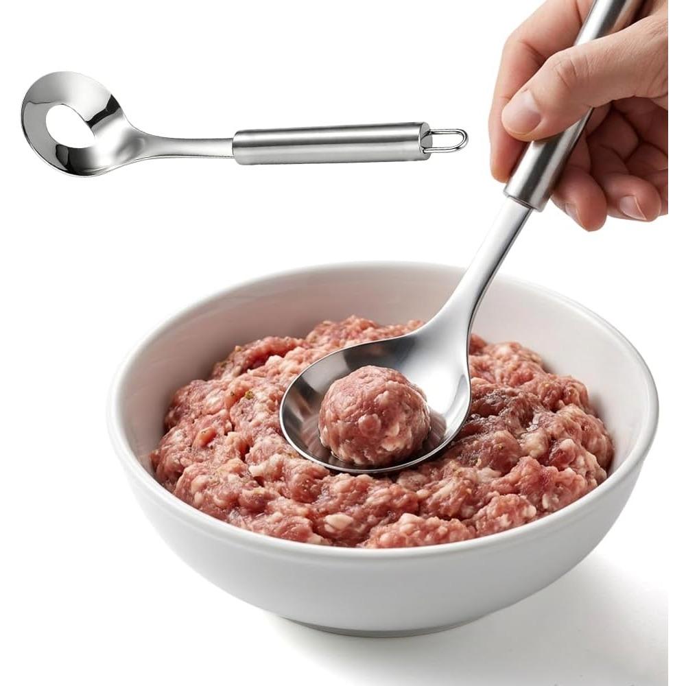 Stainless Steel Meatball Maker Tool, Meatball Maker Spoon for Kitchen (1)