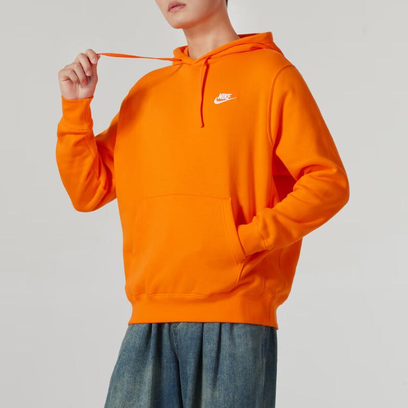 New Nike Sweatshirts Men's Orange BV2655-819