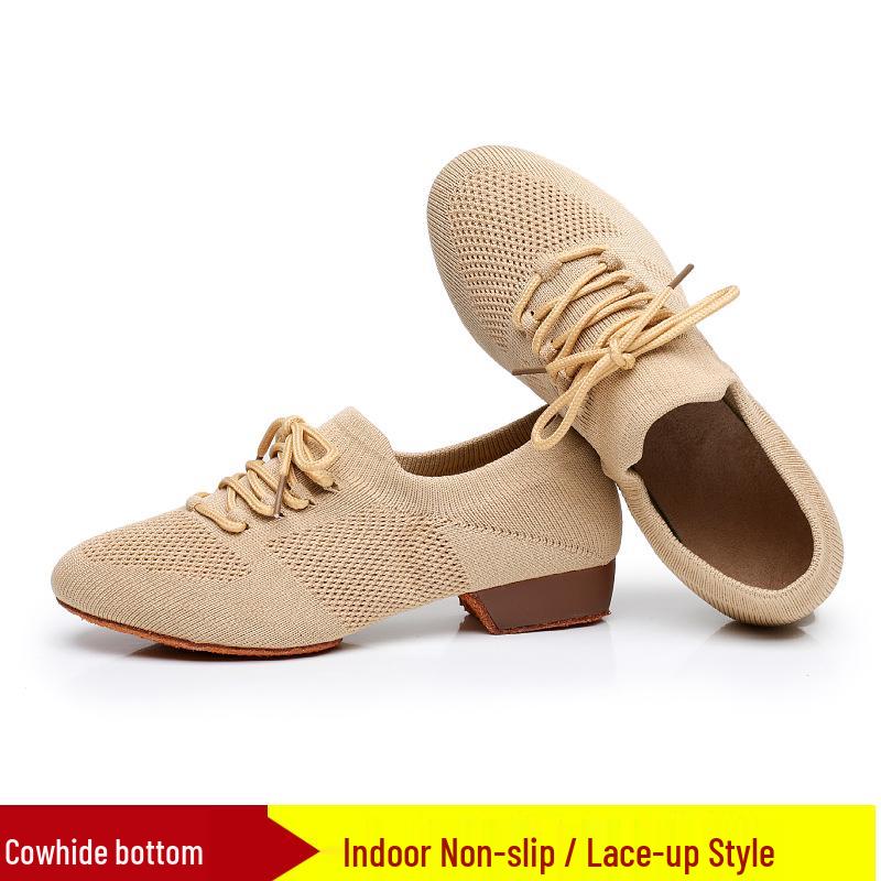 Flyknit Mesh Soft Sole Jazz & Latin Dance Shoes for Women