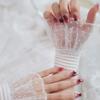 Elegant Trim Point Gloves For Unguis Art Photography Ventilated Polyamide Flexible Accessories For Weddings Parties