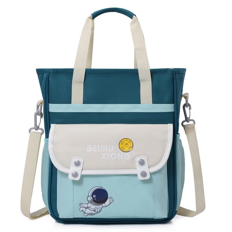 

Adorable And Versatile Three-in-one Shoulder Backpack For Kids With Cute Animal Patterns In Pink Purple And Mint Green Shades темно-зелений колір