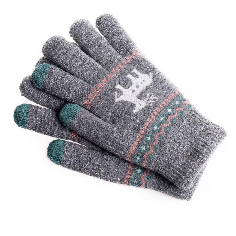 Screen Ladies Touch Gloves High Quality Thermal Warm Winter Tablet Knitted Wool