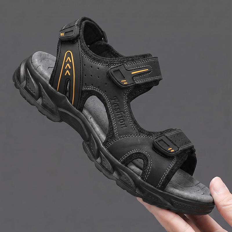 Men's Sandals In Summer Fashion Lightweight Casual Leather Shoes Large Size Sandals for Men
