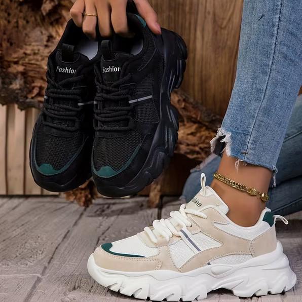 2026 Autumn Unisex Hidden Height Leather Dad Sneakers with Thick Soles for Casual and Sporty Wear