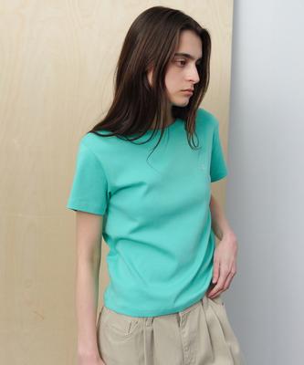 Leuba All-Day Cotton Rib T-Shirt - Florida Mint