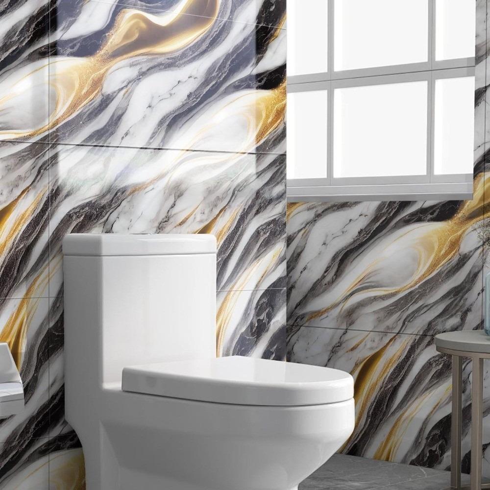 10pcs Imitation Marble 3D Foam Wall Sticker Self Adhesive Renovation Tile Sticker  Room Decor