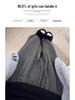 Women's Gray High-Waisted Slimming Wide-Leg Lazy Pants for Spring & Autumn