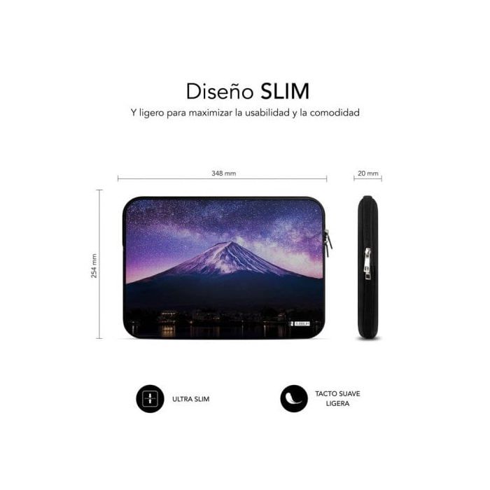 SUBBLIM Coque pour Ordinateur en néoprène Trendy Sleeve Neo 13.3-14 Mountain