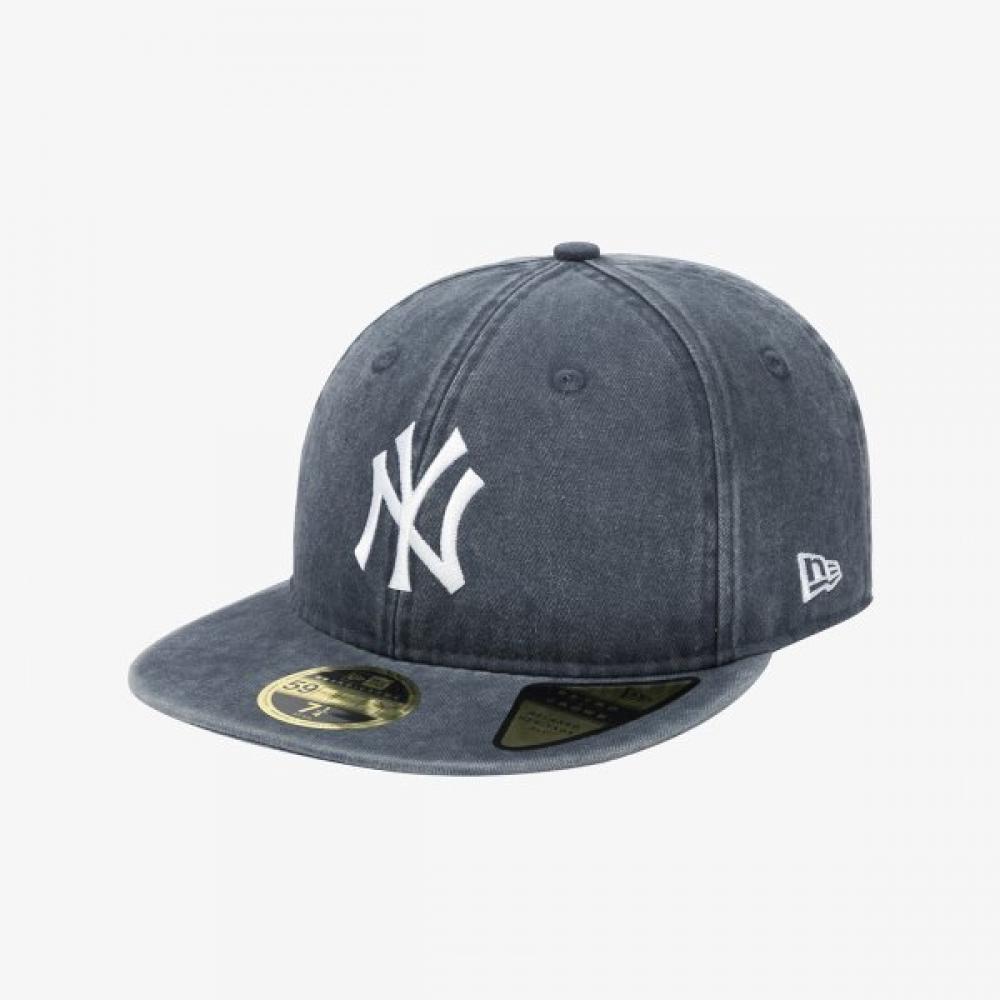 New Era Mlb New York Yankees Fitted Cap Retro Crown Acid Wash Navy 148 NAVY/758