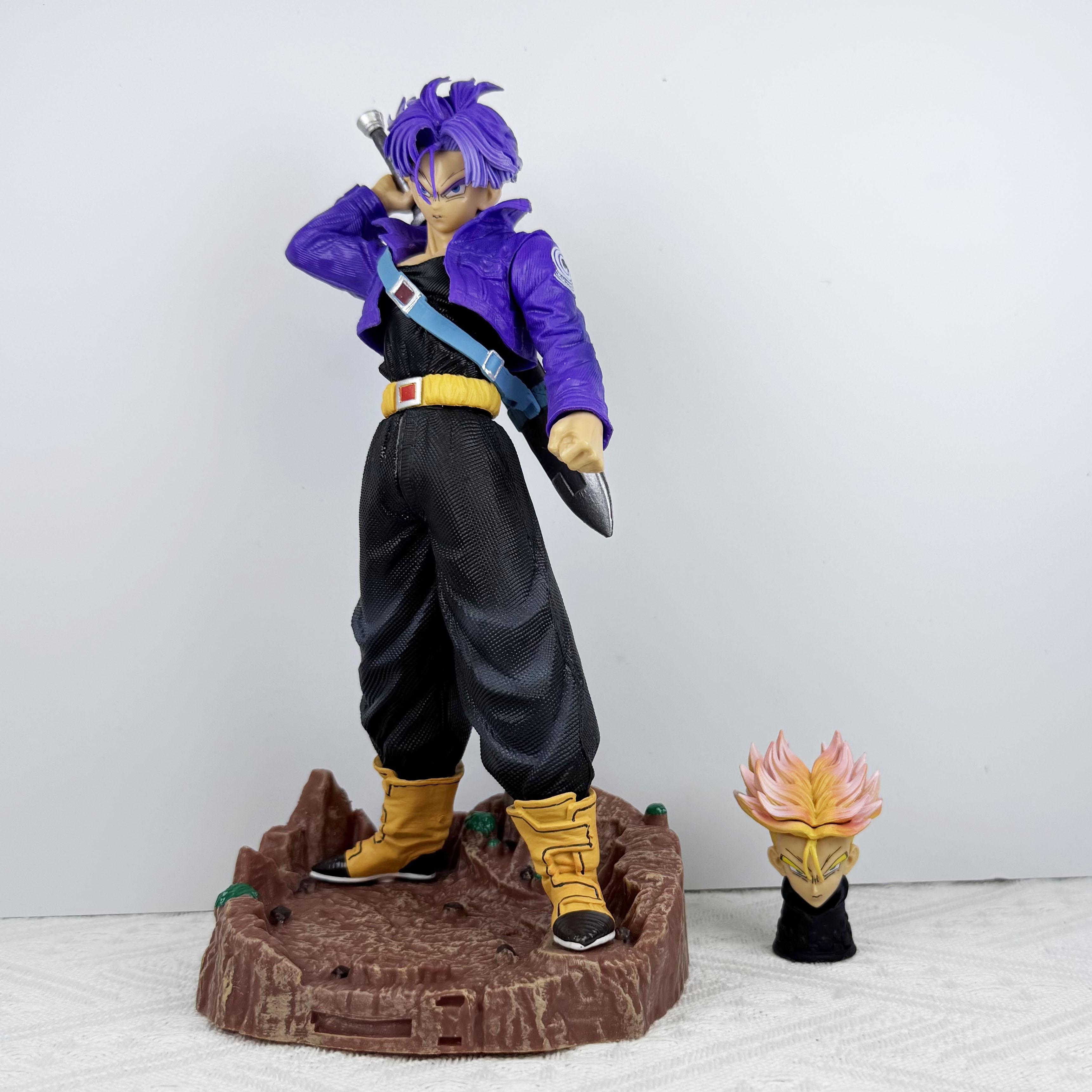 Новая аниме фигурка Dragon Ball Z Транкс Фигурка Супер Сайян Транкс ПВХ Модель Статуя Коллекция Украшение Игрушки Подарок 23cm