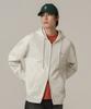 COVERNAT Small Authentic Zip-Up Hoodie Oatmeal