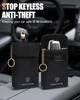 Awapow Signal Blocking Faraday Bag Mobile Phone Anti Theft Shielding Bag RFID Car Key Protection Storage Case Car Accessories