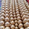 Champagne Color Imitation Shell Pearl Beads 6-12mm for DIY Jewelry, Round Spacer Beads, Loose Beads