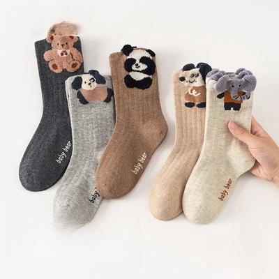Socken für Jungen und Mädchen Frühling und Herbst Kindersocken aus Baumwolle Herrensocken aus Baumwolle Herbst- und Wintersocken aus Baumwolle für Kinder