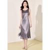 Elegant Two-Piece Satin Dress Set