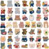 100 Adorable Cartoon Teddy Bear Stickers Decorate Your Suitcase Notebook And More!