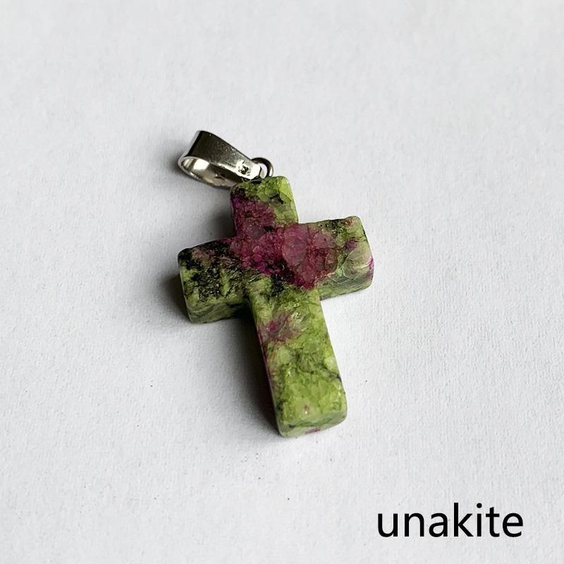 Creative Lapis Lazuli Cross Pendant For Women