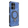 For Oppo Reno13 Pro 5G Magnetic Case Rotating Metal Kickstand Shockproof PC+TPU Phone Back Cover