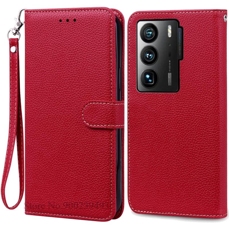 For ZTE Axon 40 Ultra Case Wallet Flip Leather Case For ZTE Axon 40 Ultra Case Silicone Book Cover Coque Fundas