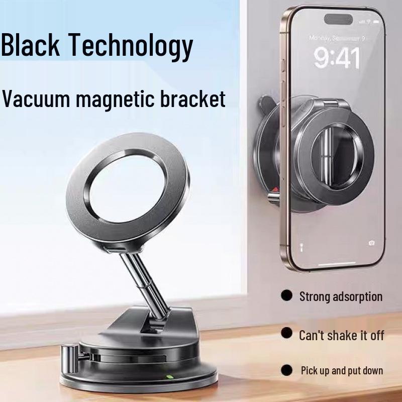 Shockproof Rotatable Magnetic Car Phone Holder with Suction Cup for Dashboard