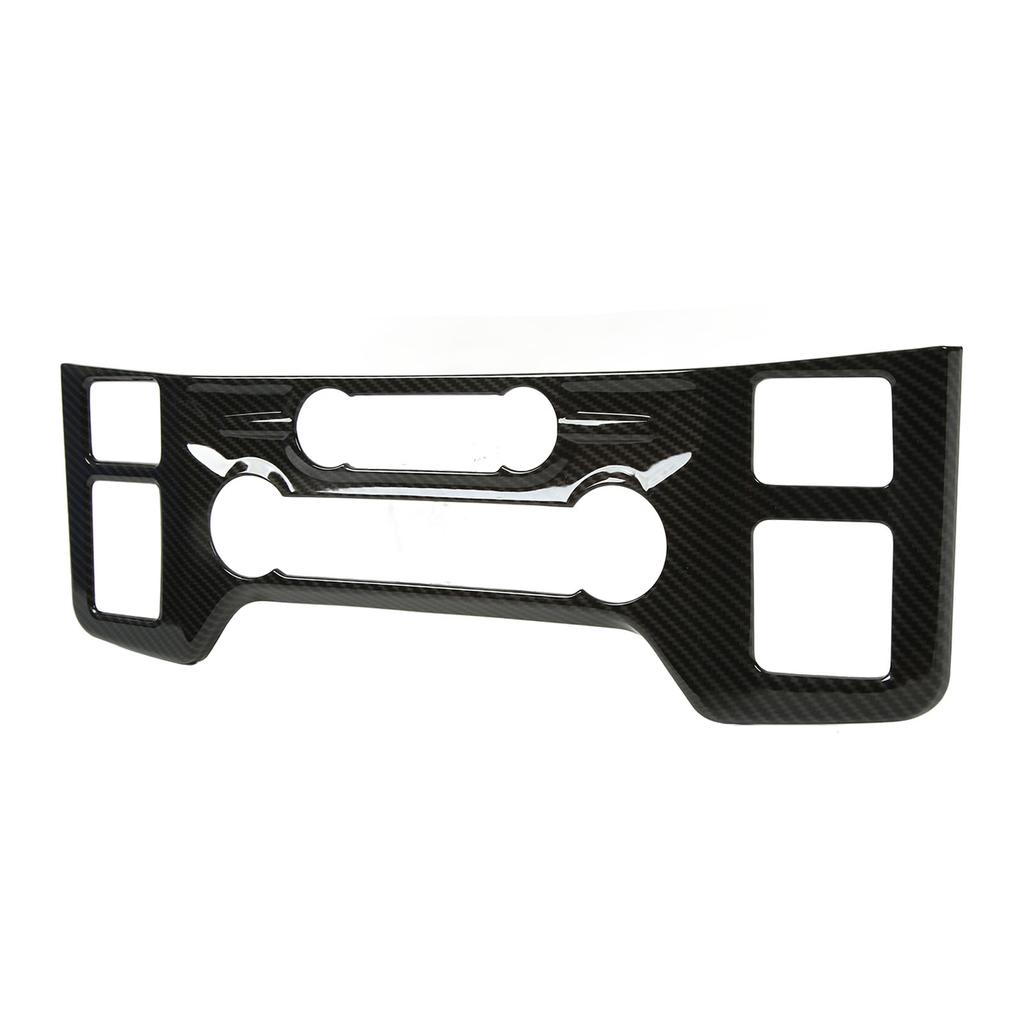 Zentrale Steuerung Klimaanlagen-Panel Zierleiste Carbonmuster Glatte Oberfläche Ersatz für Ford 2021+