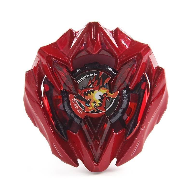 Vibrant Red Alloy Spinning Top Toy Single Pack Non-electric Battle Gyro For Kids
