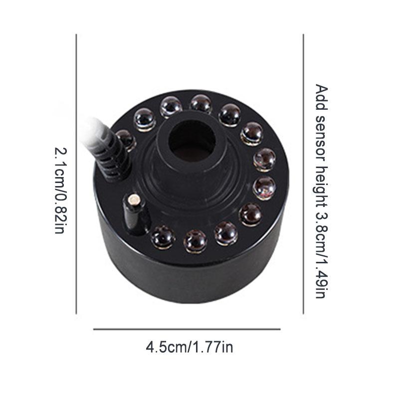 12 Leds Ultrasonic Mist Maker Atomizer Air Humidifier 20mm Easy To Operate And Easy To Replace