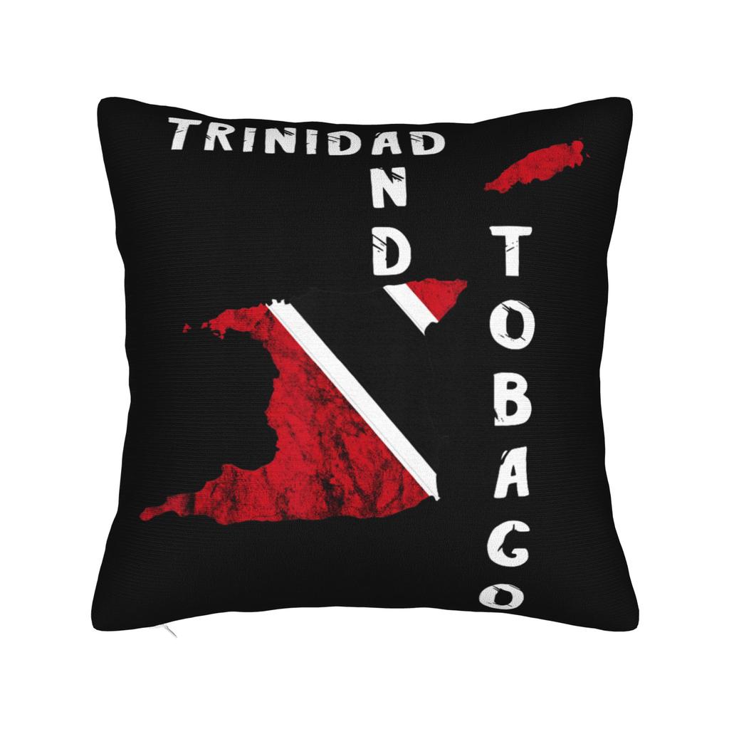 Trinidad and Tobago Flag Football Pillow Covers Stuff Printing Cushion Cover Decor  Pillow Case Cover Home Multiple Sizes