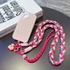 Mobile Phone Lanyard Nylon Long Rope Crossbody Strap for Men Women Outdoor Mountaineering Strong Card Anti-loss Multicolor Woven