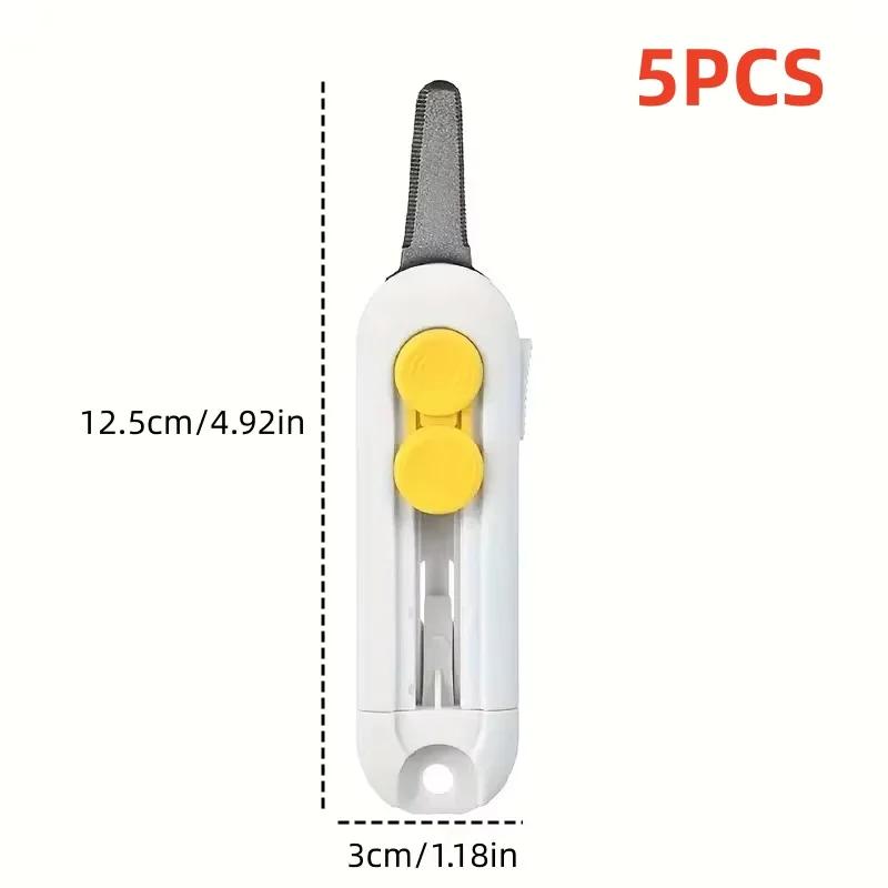 Portable Retractable Box Cutter Mini Magnetic Box Cutter Box Cutter Safety Lock For Opening Packages Cartons Box Opener Home Use