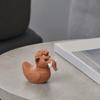 Yousheng Mammoth Duck Figurine, 3D Printed Duck Ornament, Funny Mammoth Duck Statue, Novelty Desktop Decoration for Home Table