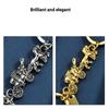 Car Key Double Chain Extended Accessories Personalized  Carriage Long Short Chain Bag Hanging Decoration