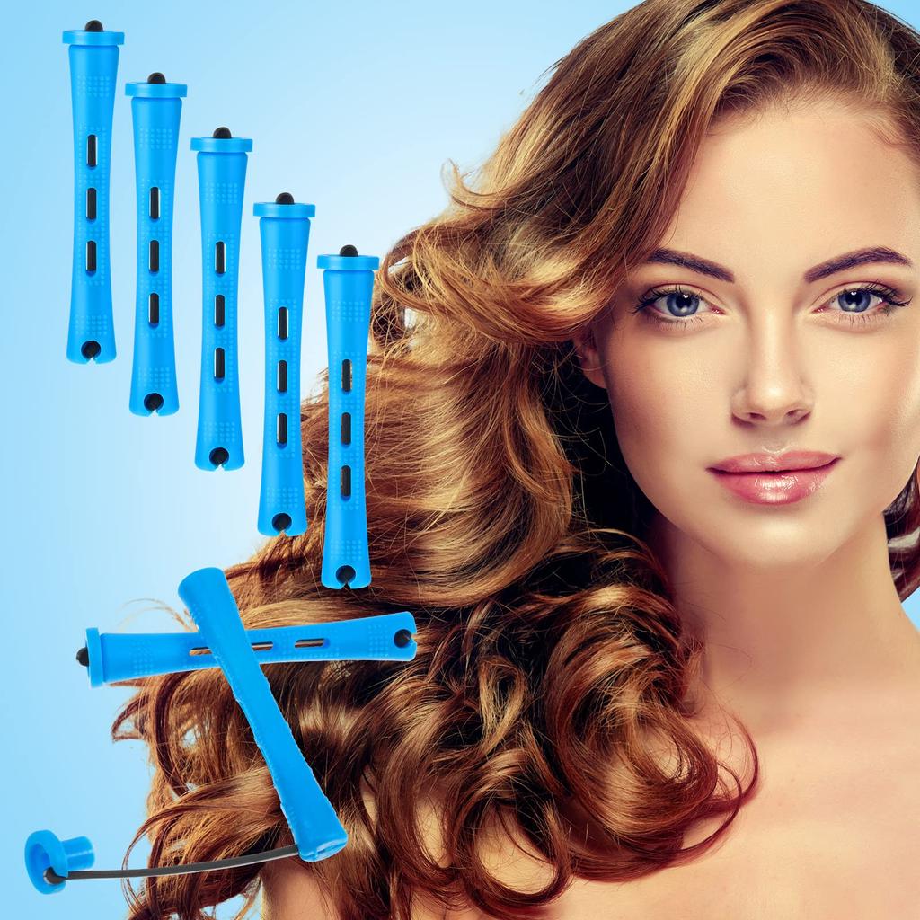 60 Stück Lockenwickler, lang, kurz, gewellt, lockig, Friseur, tragbar, für den Heimsalon, Haarstyling-Tools für Frauen und Mädchen