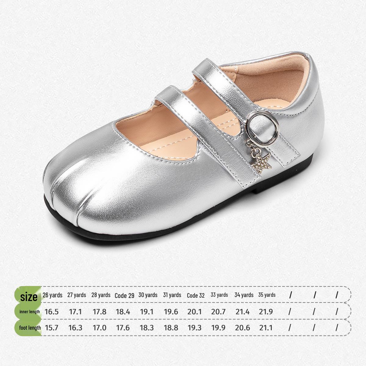 “Snuffy Girls’ Princess Leather Mary Janes - Soft Sole Spring/Autumn 2026 Fashion” 31