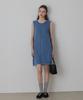 Kwinseulaebis Denim Back-Open Sleeveless Dress