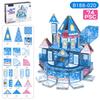 DIY Children's Magnetic Ice & Snow Princess Castle Building Blocks - Parent-Child Interactive Geometric Tiles