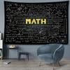 Arazzo da parete con formula matematica, arte astratta, stile hippie, minimalista, moderno, per dormitori, decorazioni per la casa