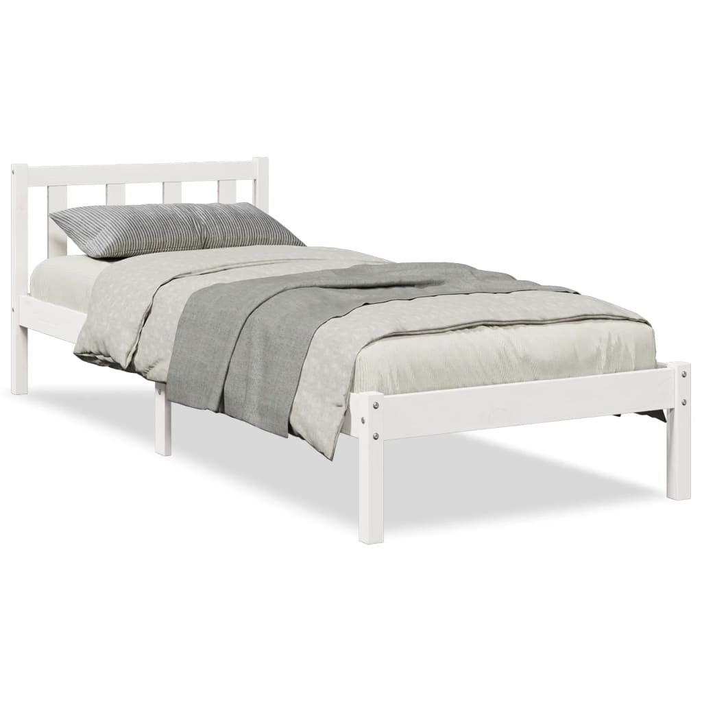 Vidaxl Longer Bed Without Mattress, 80X220 Cm, Solid Pine Wood