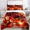 3pcs Horror Movie Characters Duvet Cover Set - Machine Washable, Includes 1 Duvet Cover and 2 Pillowcases, No Core Included yy251022215