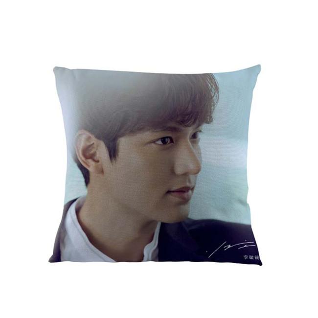 Korea Celebrity Series Sofa Throw Pillows Handsome Lee Min Ho 45X45Cm Cotton Linen Pillowsham Decorative Cushion Without Filling