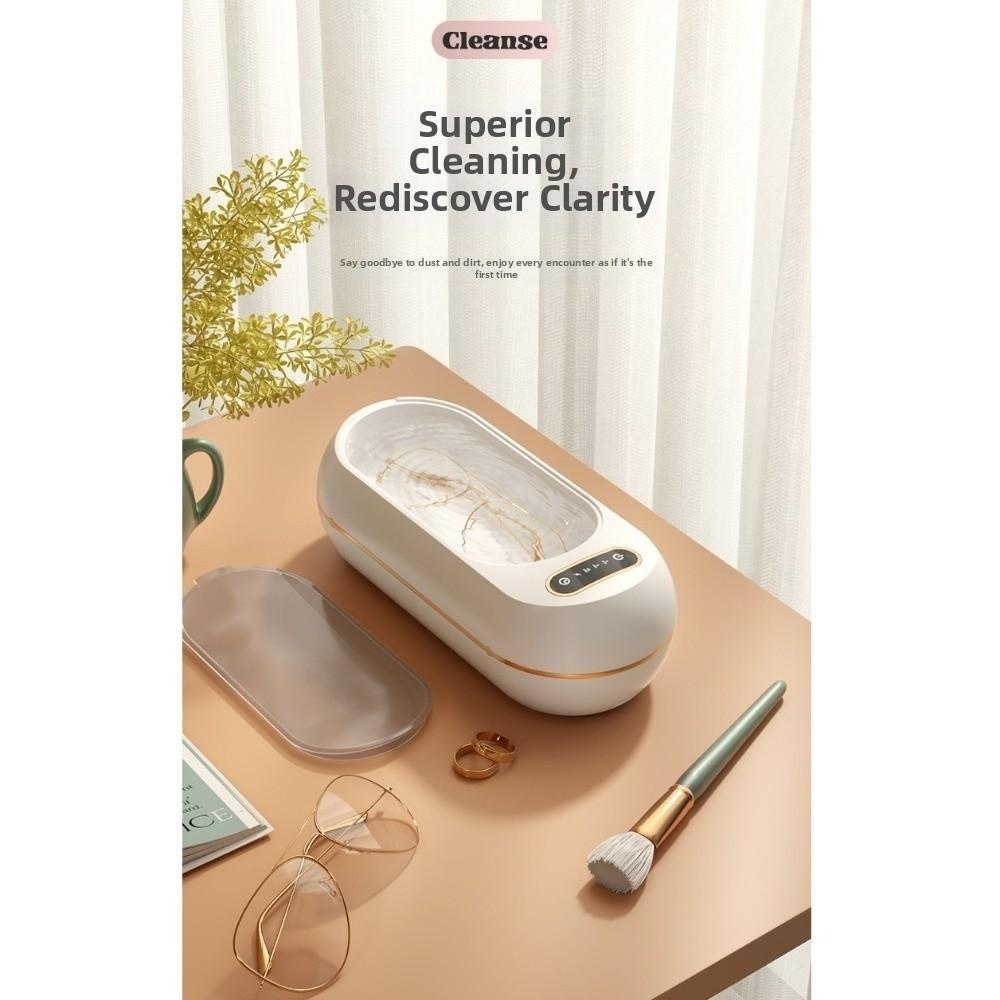 3 Modes Versatile Ultrasonic Cleaning Machine for Ring Glasses Makeup Brush