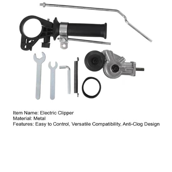 1/2Pcs Electric Clipper Sheet Metal Cutter Attachment Easy Control Cuts Quick Installation Anti-Clog Controlled Cutting Drill Tool