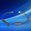 160cm USB 12V 12W Boost Power Cable Featuring LED Light Plastic Texture for Router Speaker LED Light Electronics