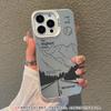 Applicable to iPhone11 mobile phone case, new Apple 11promax couple 11 advanced sense 11 niche hollow mountain