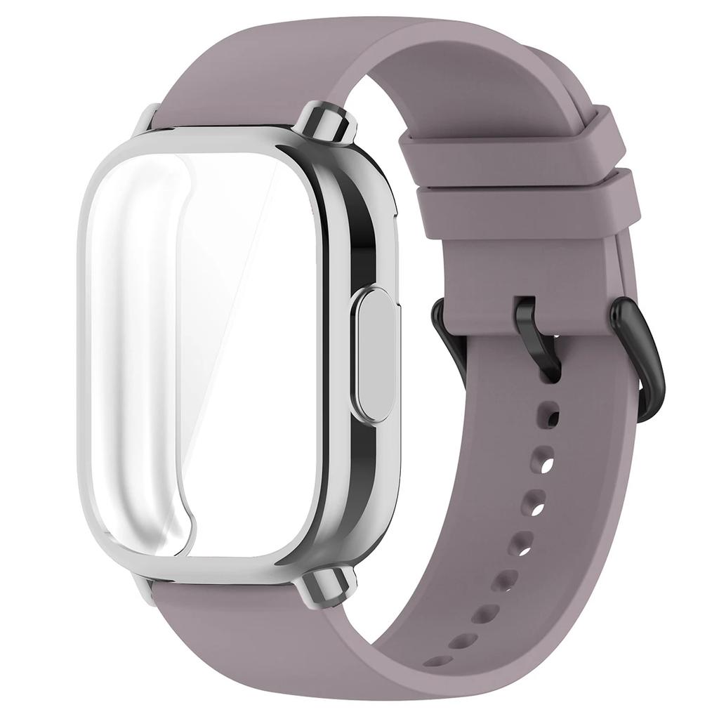 22mm Silicone Strap With Case For Xiaomi Redmi Watch 5 Active Lite Smart Watch Wrist Band And Case For Redmi Watch 5 Lite Active