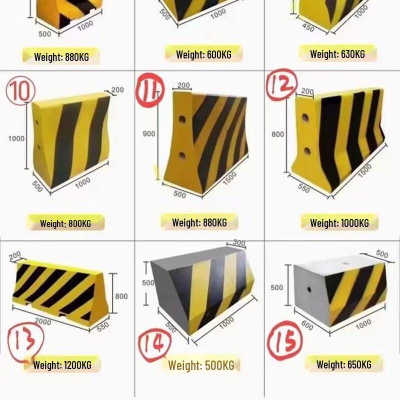 OIMG Traffic Barrier Concrete Pier