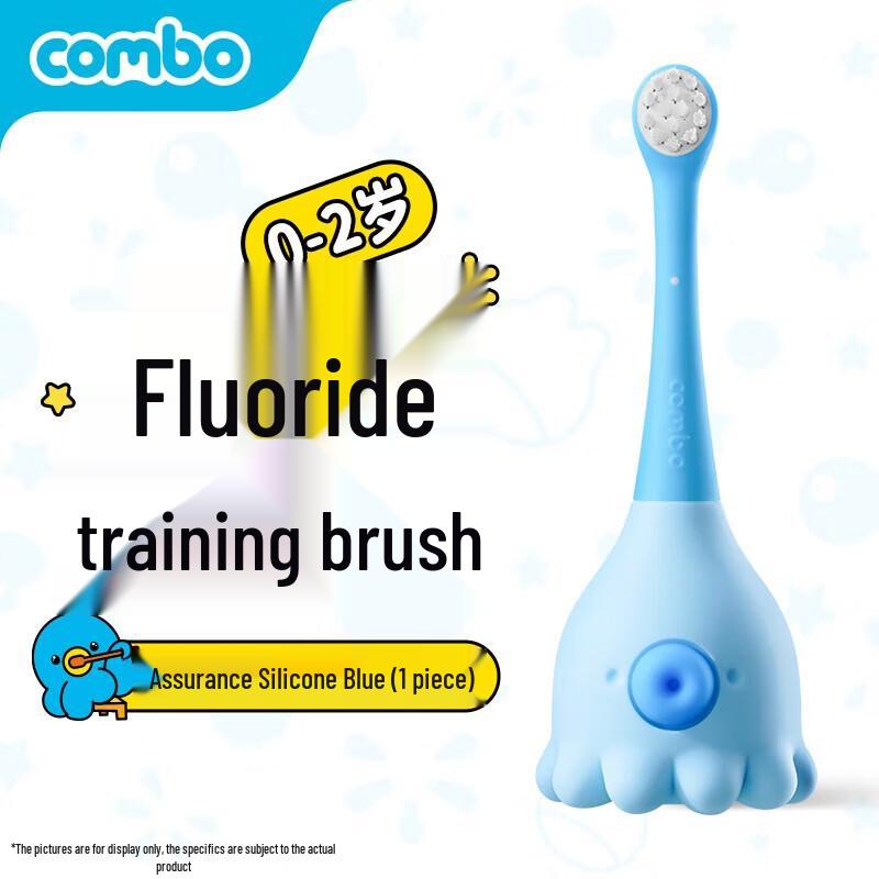 

COMBO Baby & Toddler Soft Manual Toothbrush with Integrated Teether