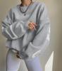 2024 Wild Berry Russian Women's Fashion Thick Print Long Sleeve Khaki Hoodie