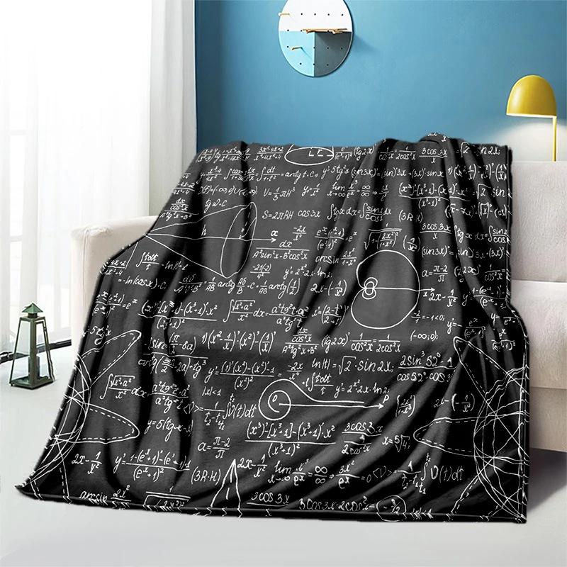Science education topic Printed Blanket for Sofa Travel Camping Living Room Office Conditioning Blanket for All Seasons Gifts